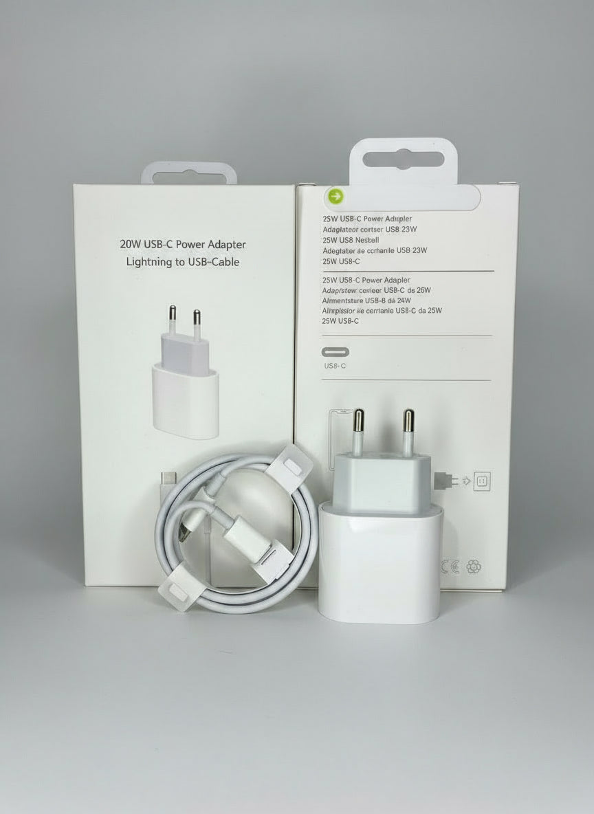 Cargador Genérico 20W USB-C a Lightning